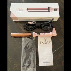 L’ANGE Ondulé Blush 1.25"Titanium Curling Wand
